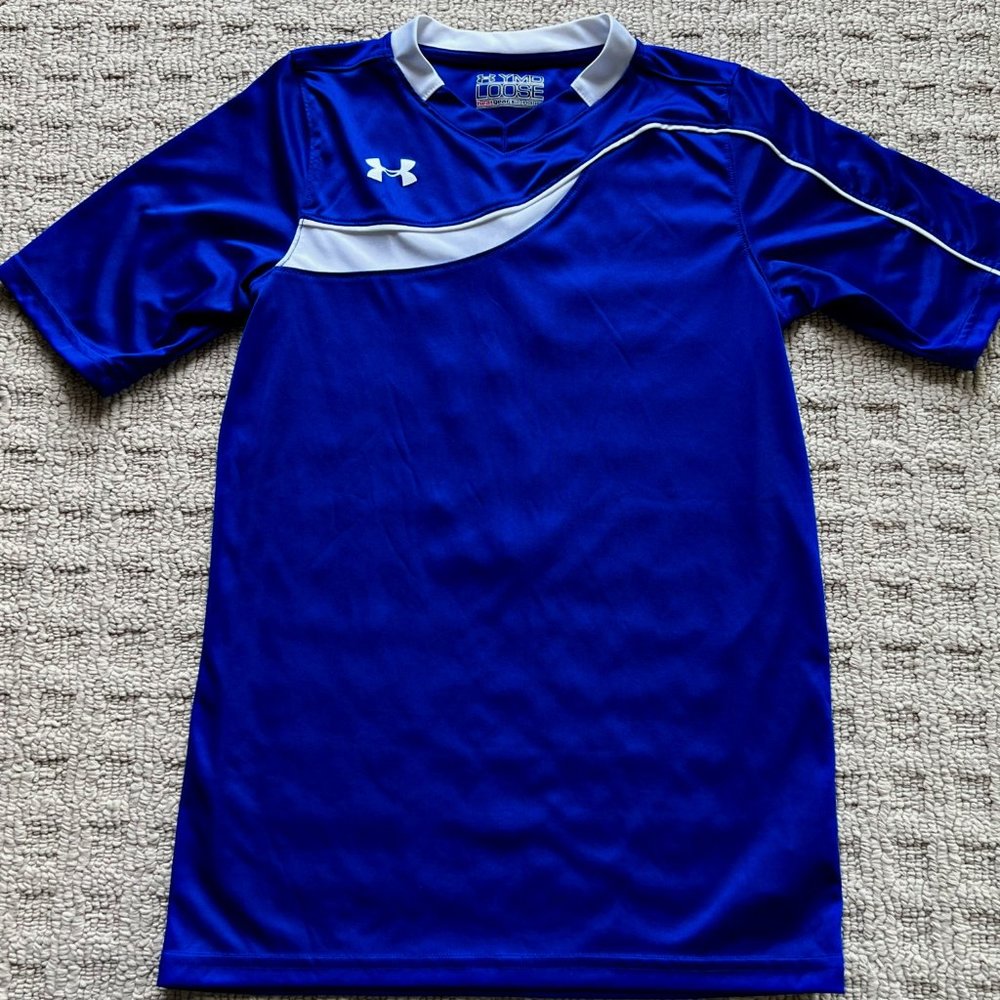 Boys Under Armour Heat Gear Loose Jersey - Youth Medium / 10